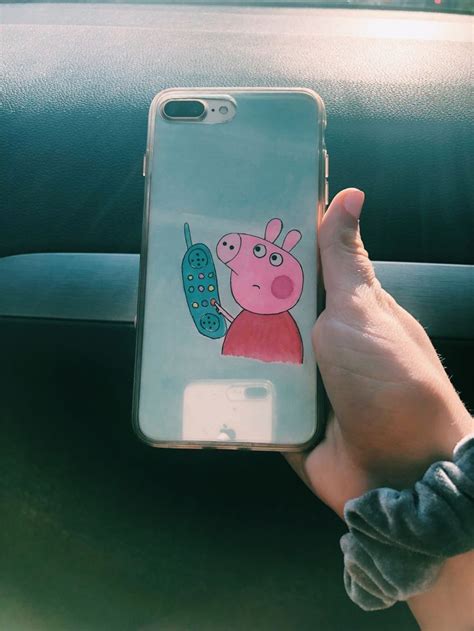 watercolor peppa pig meme phone case craft ~ 𝚙𝚒𝚗𝚝𝚎𝚛𝚎𝚜𝚝 | 𝚘𝚕𝚒𝚟𝚒𝚊:) | Phone case diy paint ...