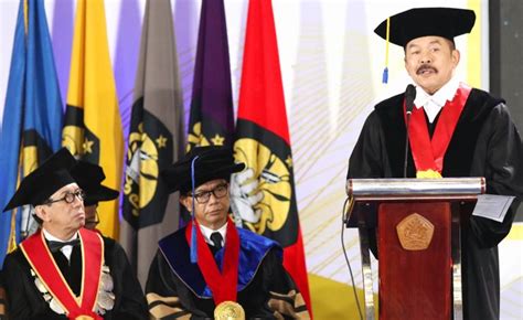 Jaksa Agung Berikan Sambutan Pengukuhan Guru Besar Prof Dr Reda