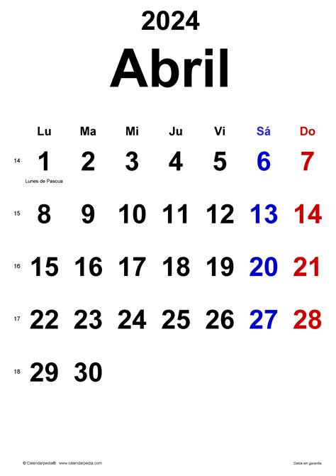 Calendario Abril Para Imprimir Storm Emmeline