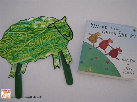 green sheep learning  kids