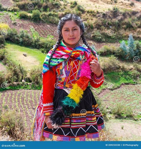 Indigenous Peruvian Quechua Woman Cusco Peru Editorial Image