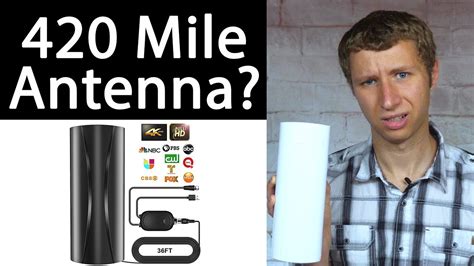 Amplified Hd Digital Tv Antenna Long Miles Range Review Youtube