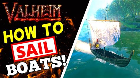 Valheim How To Sail Boats In The Ocean Youtube