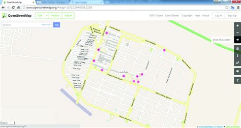 Open Street Map of Za'atari refugee camp. | Download Scientific Diagram