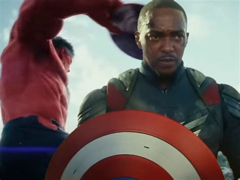 Anthony Mackie Takes Shield, Faces Red Hulk in Captain America: Brave New World Trailer