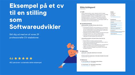 Eksempel P Cv Er Softwareudvikler Skrivetips Gratis Cv Dk