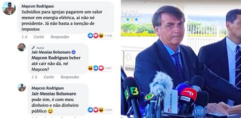 Bate Boca Entre Jair Bolsonaro E Internauta Viraliza Nas Redes Sociais