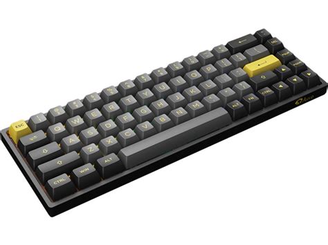 Akko Black Gold B Bluetooth Rgb Double Shot Pbt Hot Swap Silver Keyboard