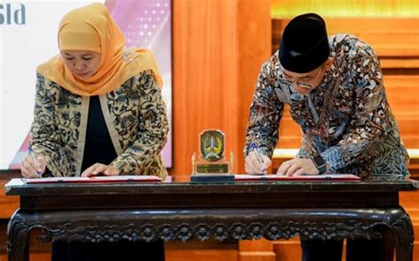 Optimalisasi Penerimaan Pajak Khofifah Teken Mou Dengan Dirjen Pajak