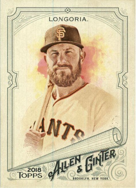 2018 Topps Allen And Ginter 239 Evan Longoria EBay