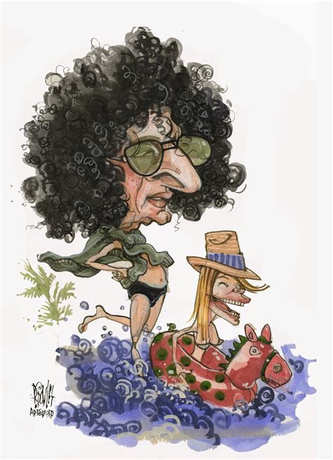 Howard Stern in Palm Beach | Caricature, Howard stern, Disney