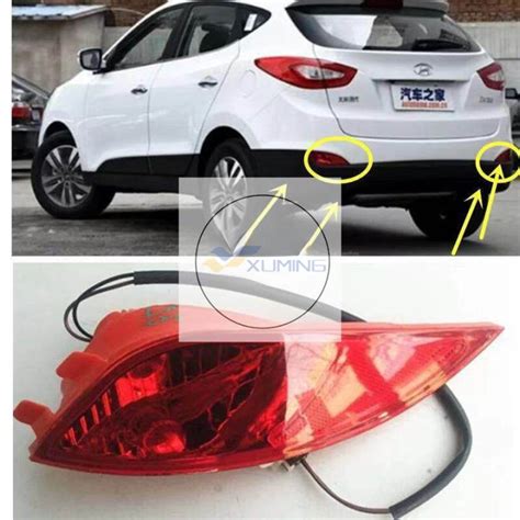 Xuming Auto Rear Bumper Fog Light Lamp For Hyundai Tucson Ix