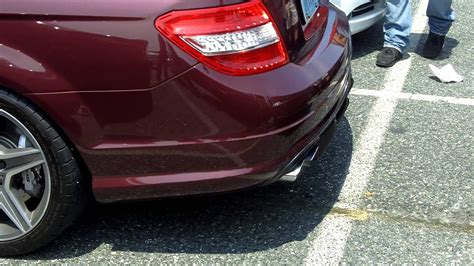 C63 AMG Straight Pipes Exhaust Rev YouTube