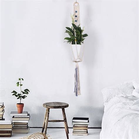 Soorten Plantenhangers Macrame Muur Hangende Plantenhouder Hangende