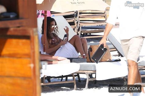 Chantel Jeffries Stuns In Sexy Bikini At Miami Beach Event Aznude