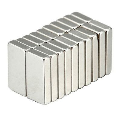 Pcs N Super Strong Block Rare Earth Neodymium Small Magnet X X Mm