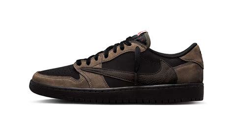 Travis Scott X Air Jordan 1 Low Og Sp Velvet Brown Unos Tenis De