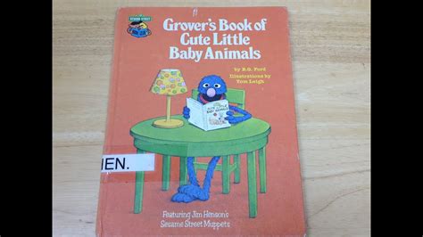 Sesame Street Grovers Book Of Cute Little Baby Animals Read Aloud