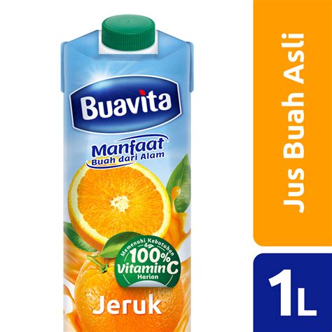 Buavita Jus Buah Asli Jeruk 1000 Ml Jus Jeruk Orange Juice