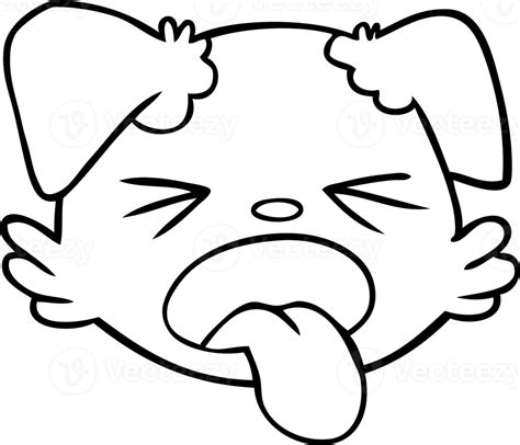 Cartoon Dog Face 39377475 Png