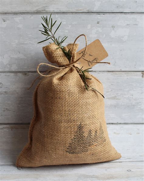 Holiday T Wrap Burlap Bag Arnett Farms