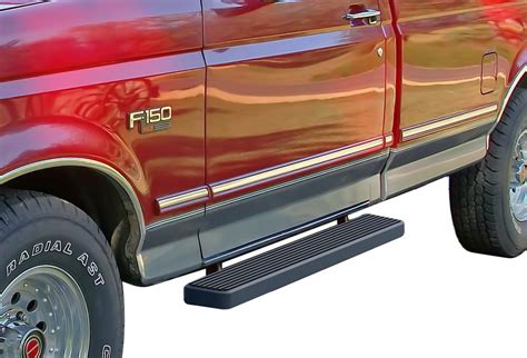 Istep 6 Inch Running Board 1980 1996 Ford F 250 Regular Cab Black Finish