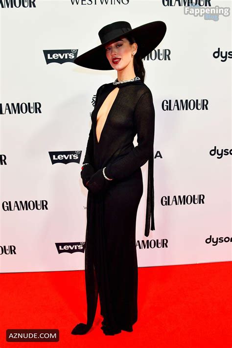 Elif Stuns Sexy Flashes Her Hot Boobs Wearing A Stunning Sheer Dress At Glamour Women Of The