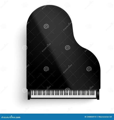 Realistic Grand Piano Stock Vector Illustration Of Hobby 248866914