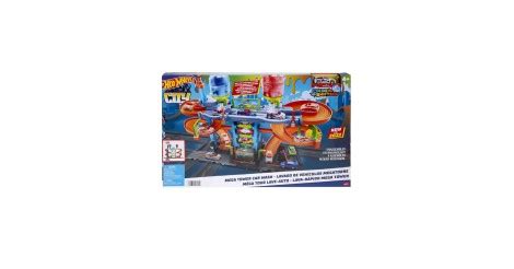 Set Hot Wheels City Mega Tower Car Wash Color Shifters Hdp