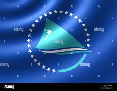 Pacific Community Flag Stock Photo Alamy