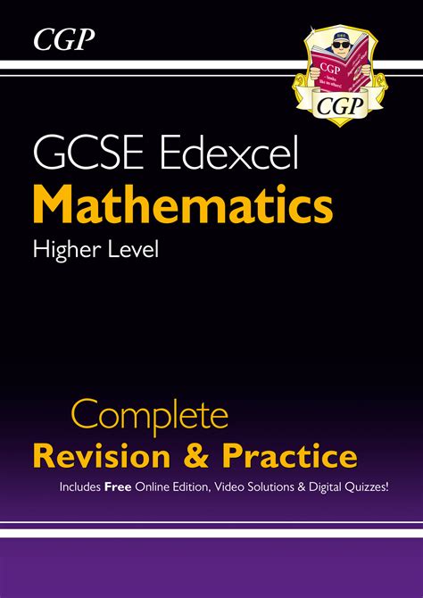 Cgp Gcse Maths For Edexcel Higher Level Complete Revision Practice Book