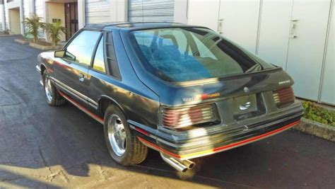 Charcoal Edition: 1984 Mercury Capri RS Turbo – Barn Finds