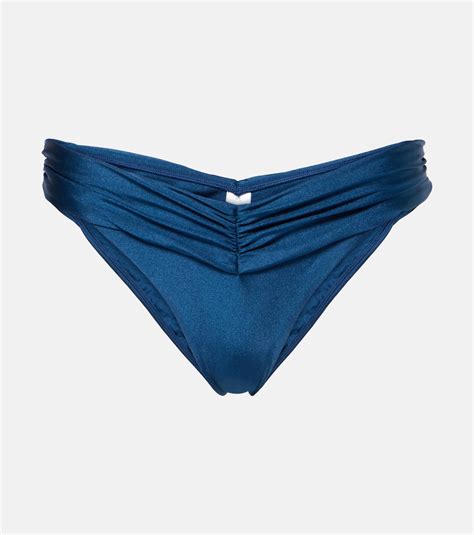 Braga De Bikini Fruncida Jasmin En Azul Bananhot Mytheresa