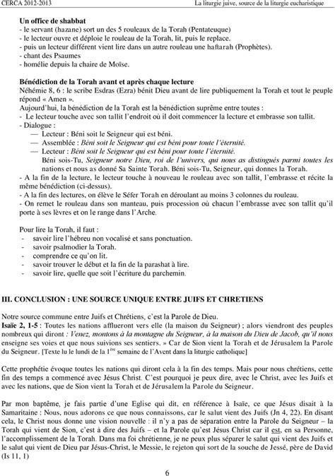 La Liturgie Juive Source De La Liturgie Eucharistique Pdf