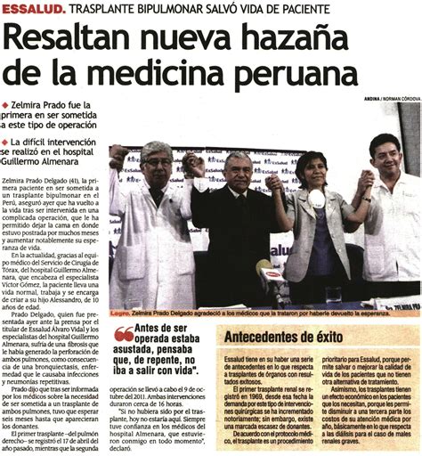 Informatisalud Noticias Boletines De Salud Perú Salud 20 01 2012