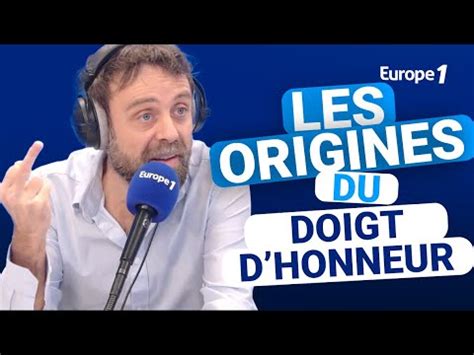 Les Origines Du Doigt D Honneur Avec David Castello Lopes Youtube