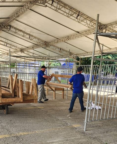 Faltando Uma Semana Para Abertura Da Agroponte Crici Ma Montagem Das