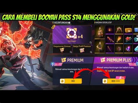 Cara Membeli Booyah Pass Season Menggunakan Goldcara Mendapatkan