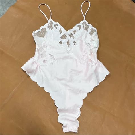 Natori Intimates Sleepwear Vintage Natori Blush Lace Lingerie Poshmark