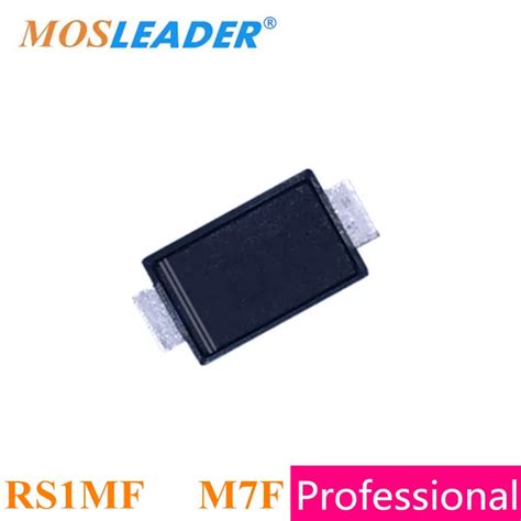 Mosleader FR107 RS1M 1N4007F 1N4007 M7 SMAF 3000PCS SMA 1A 1KV 1000V