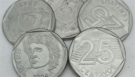 Confira as 3 moedas de 25 centavos que podem valer até R 30 000 000