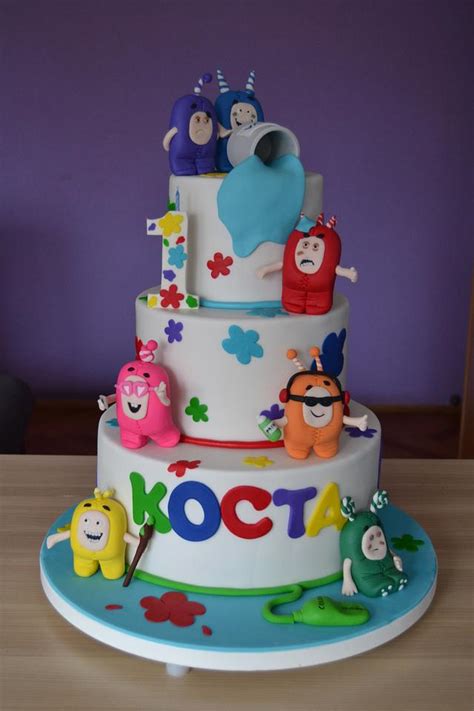 Oddbods cake - Decorated Cake by Zaklina - CakesDecor