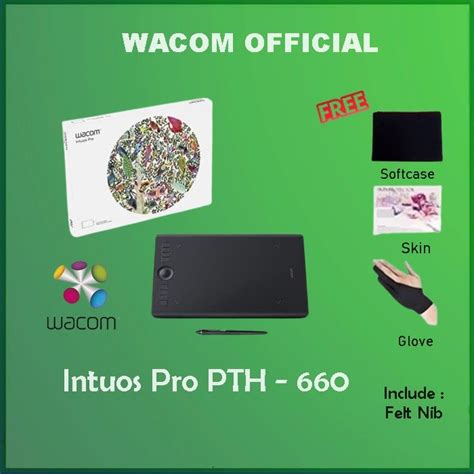 jual wacom intuos  tablet pro medium pth  cx pth pth