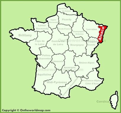 Alsace Maps | France | Maps of Alsace