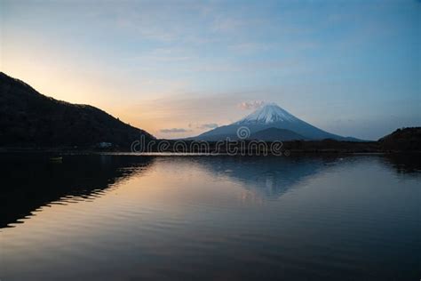 Mount Fuji Or Mt Fuji The World Heritage View At Lake Shoji Shojiko