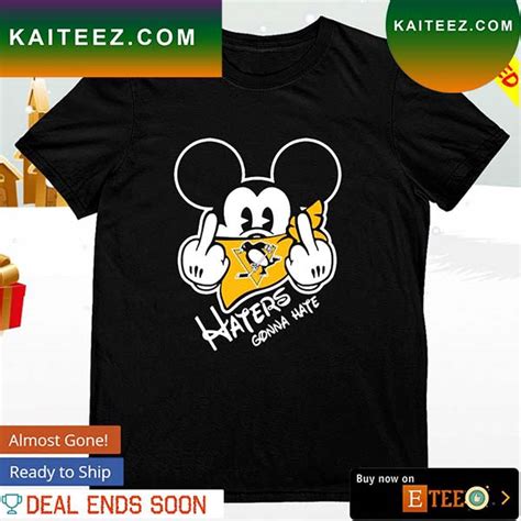 NHL Pittsburgh Penguins Mickey Fuck Haters Gonna Hate T Shirt Kaiteez