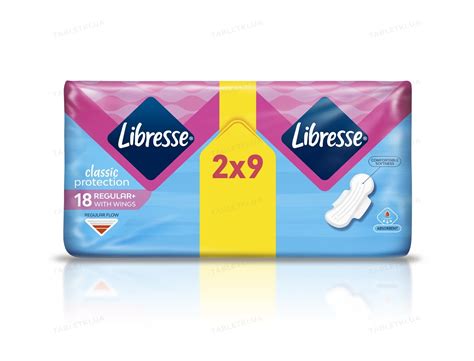 Прокладки гигиенические Libresse Classic Protection Regular, 18 штук ...
