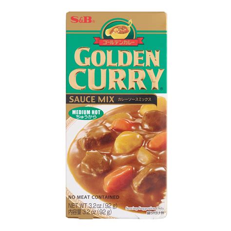 S B Medium Hot Golden Curry Sauce Mix World Market