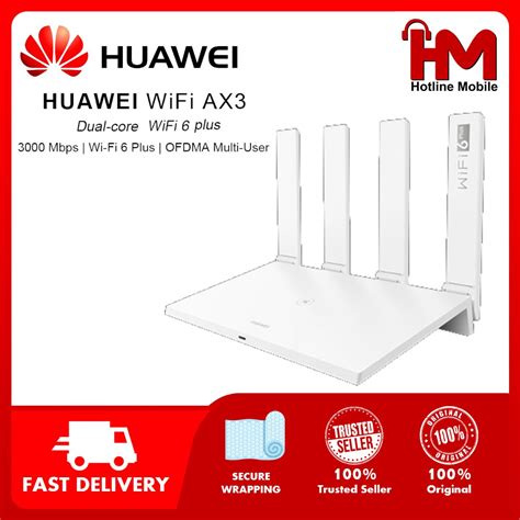 Huawei Wifi AX3 WS7100 (Dual-Core) 3000MBPS Wi-Fi 6 Plus Dual Band ...