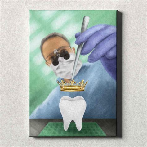 Dental Crown Dental Art Dental Crowns Dental Office Decor